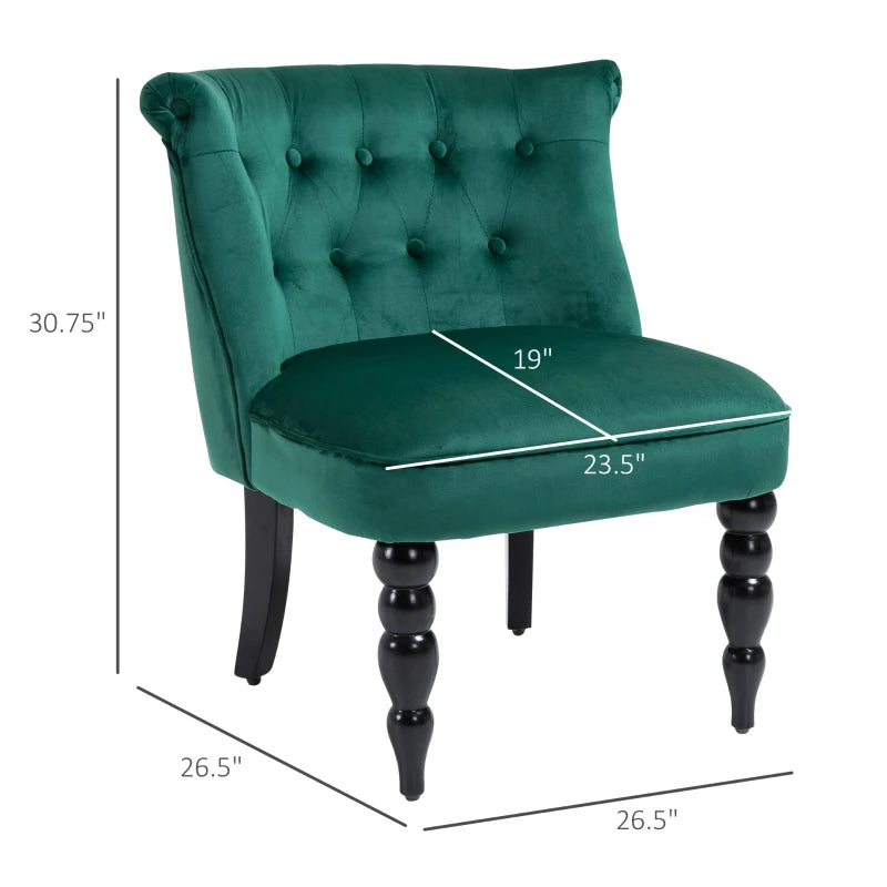 Chaise sans bras de style vintage
