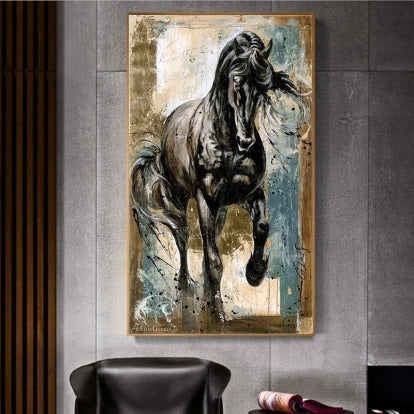 Impression sur canvas Cheval fougueux