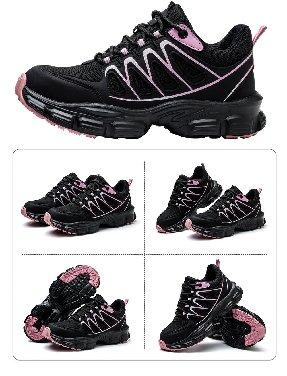 Chaussures de sport à cap d'acier pour dames
