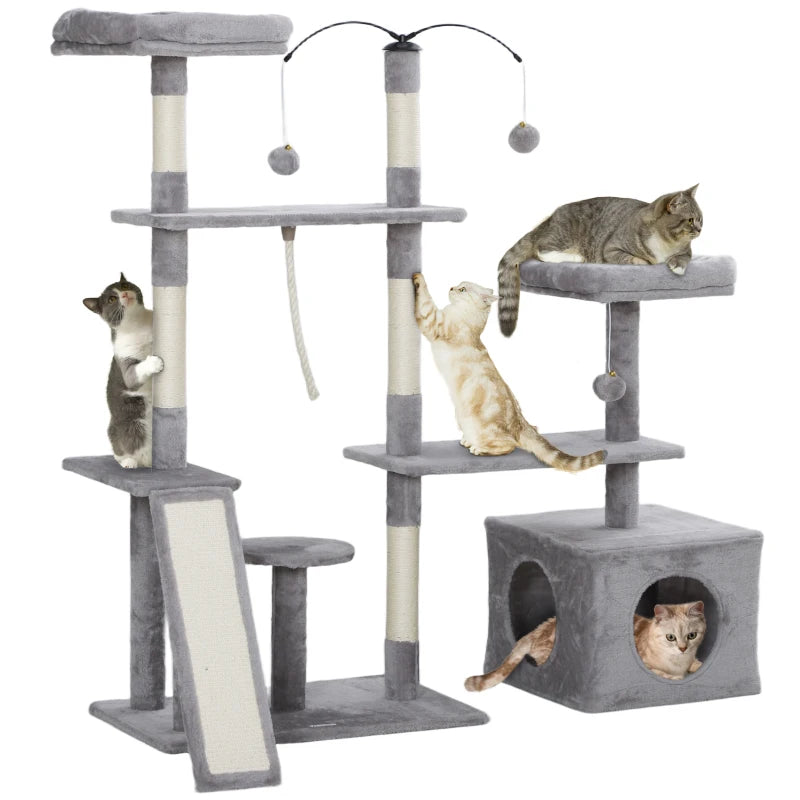 Arbre à chat Pawhut avec centre d'activité complet