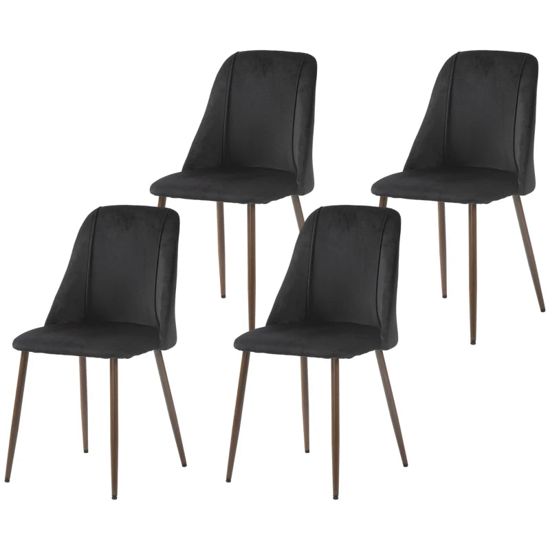 Ensemble de 4 chaises de salle à manger luxueuses