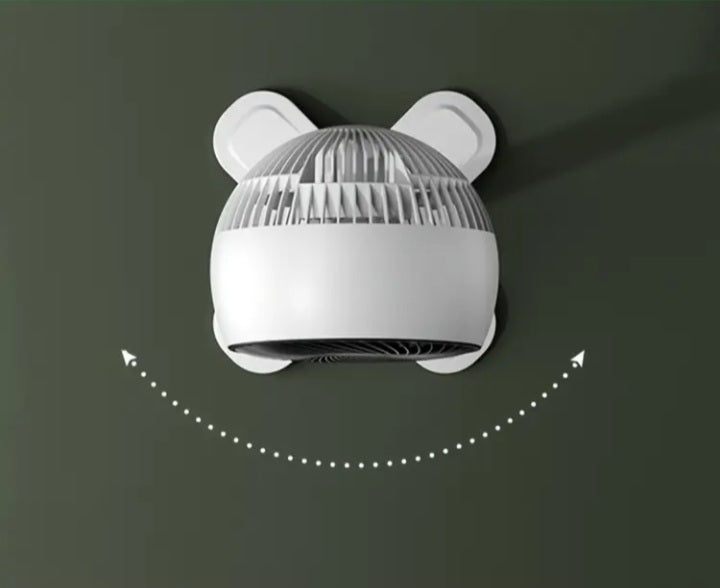 Ventilateur sur pied à alimentation USB avec télécommande