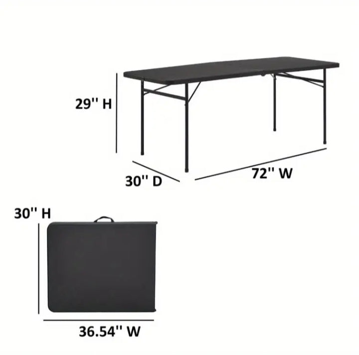 Table pliante de 6 pieds