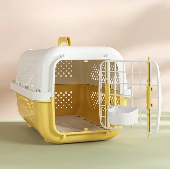 Transporteur de voyage en PVC pour animal de compagnie
