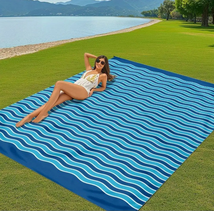 Tapis de plage XL pliable
