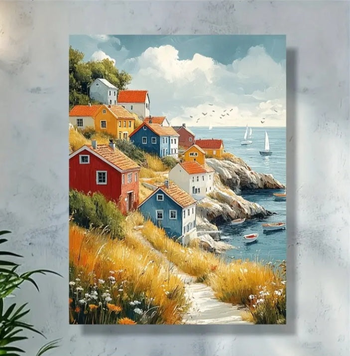 Impression sur toile Ile d'Aland, Finlande (12 x 16 po.)