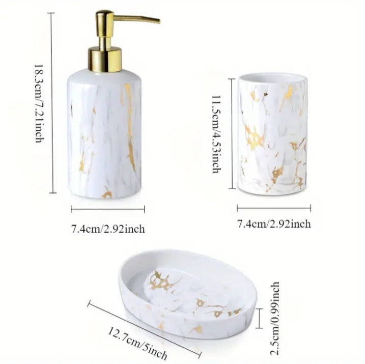 Ensemble de 4 accessoires de salle de bain Ciel Étoilé