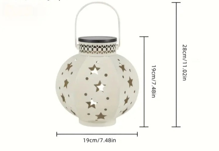 Lampe solaire à projecteur d'étoiles