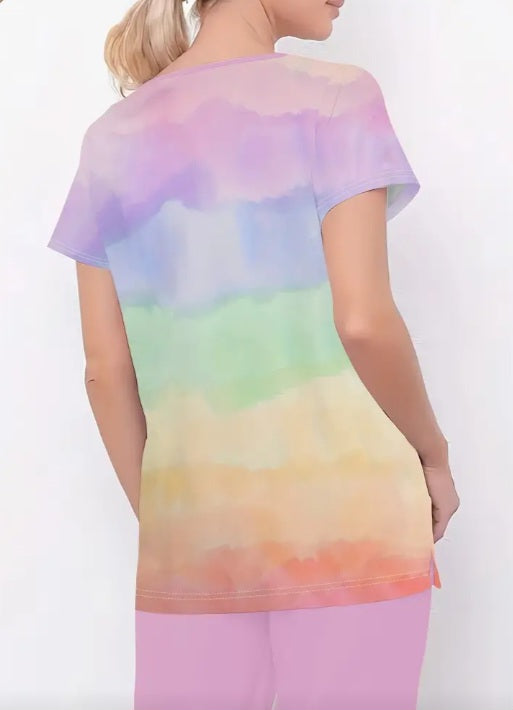 Haut d'uniforme Arc-en-ciel
