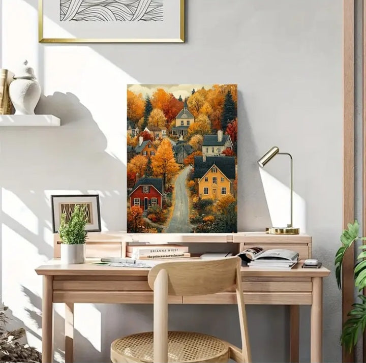 Impression sur toile Nostalgie automnale 12 x 16 po.