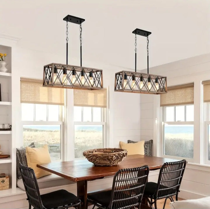 Plafonnier de cuisine ajustable à 5 lumières