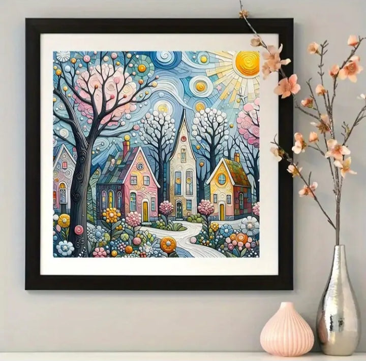 Ensemble de peinture au diamant Notre quartier