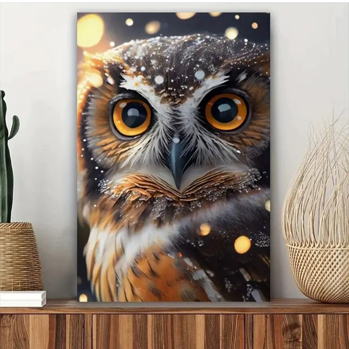 Impression sur toile Hibou
