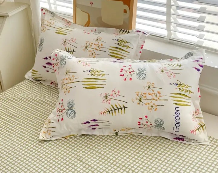 Ensemble de housse de couette Jardin de Gardenia
