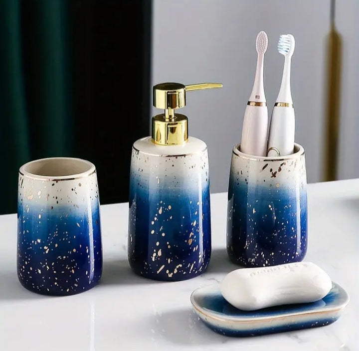 Ensemble de 4 accessoires de salle de bain Ciel Étoilé