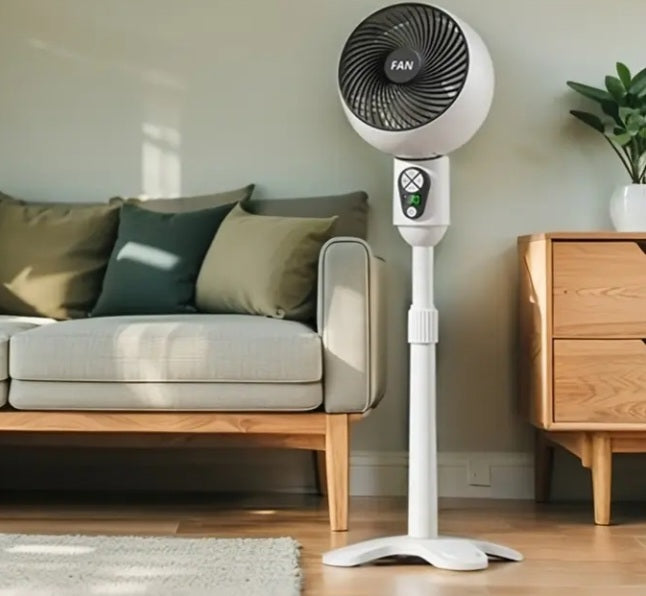 Ventilateur sur pied à alimentation USB avec télécommande
