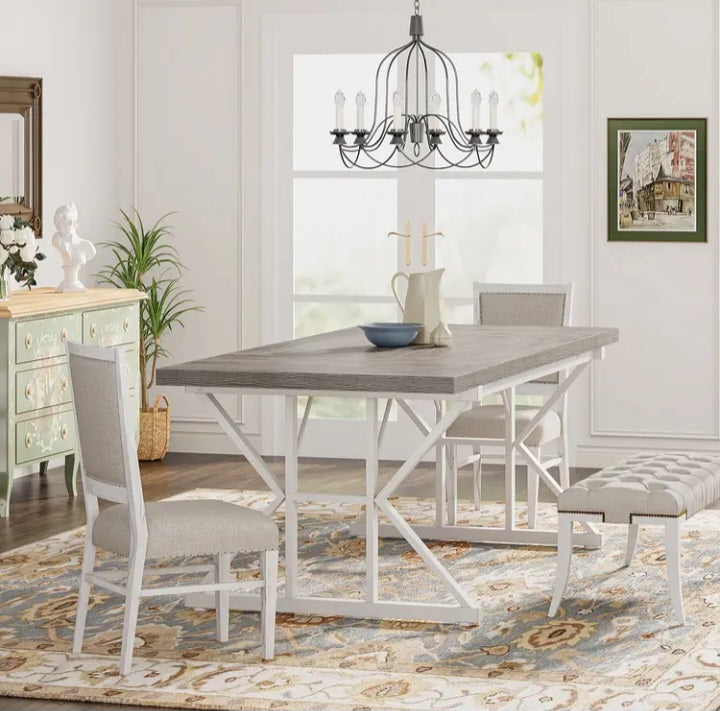 Table ou bureau de 70.8 pouces à dessus en bois d'ingénierie
