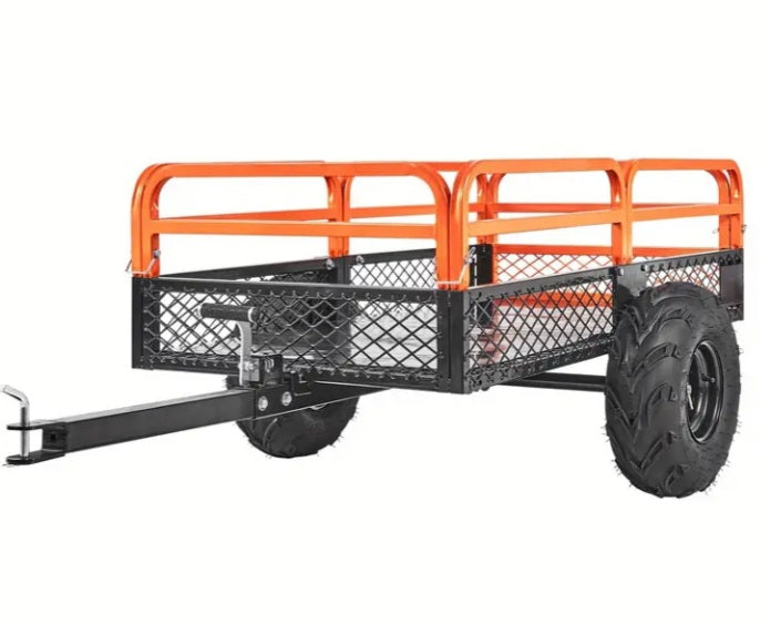 Remorque en acier pour VTT - Capacité 1500 lbs