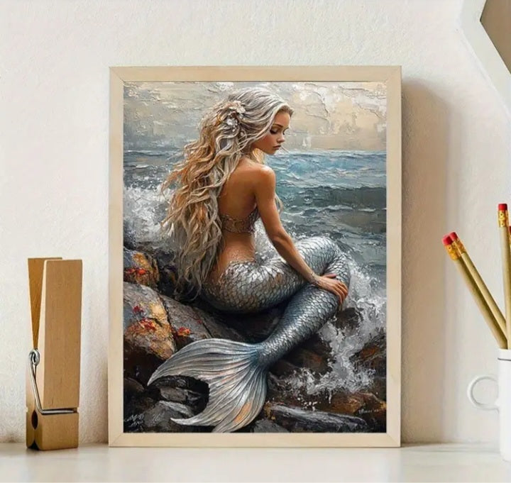 Impression sur toile Sirène envoûtante 12 x 16 po.