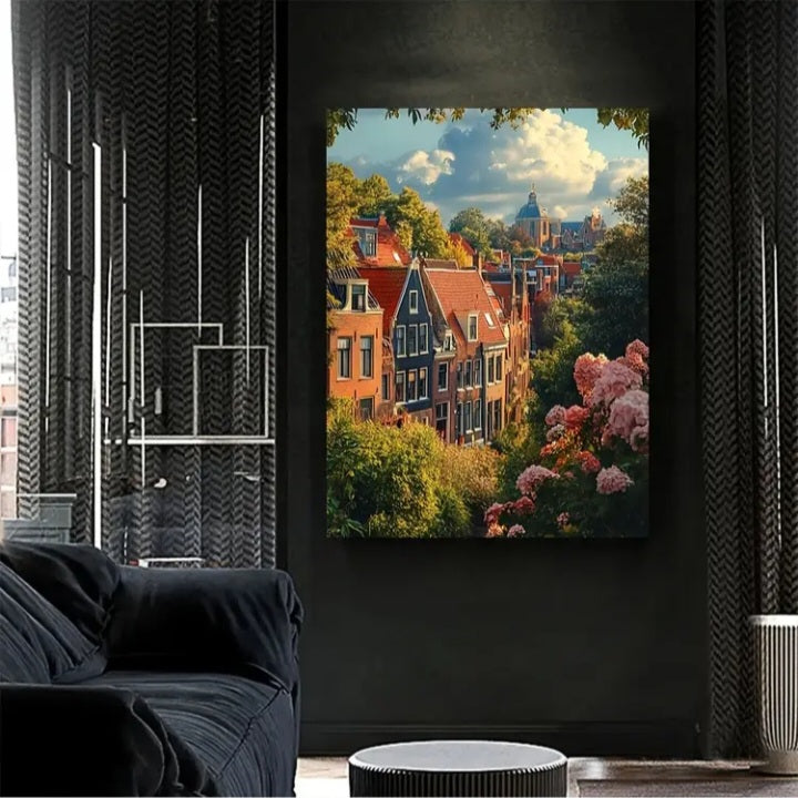 Impression sur toile de Haarlem, Pays Bas, 12 x 16 po.