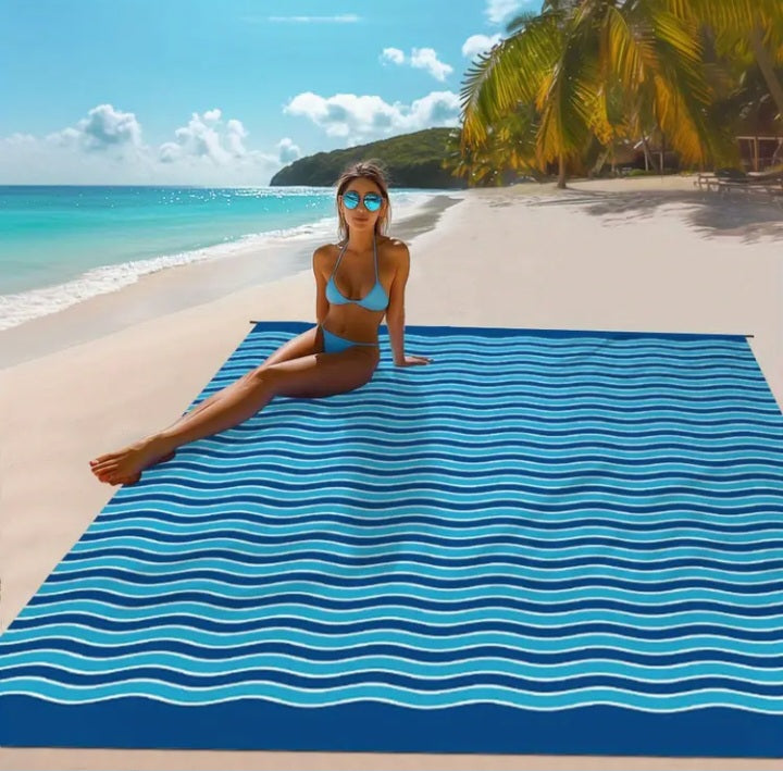 Tapis de plage XL pliable