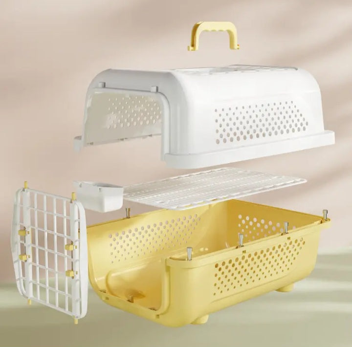 Transporteur de voyage en PVC pour animal de compagnie