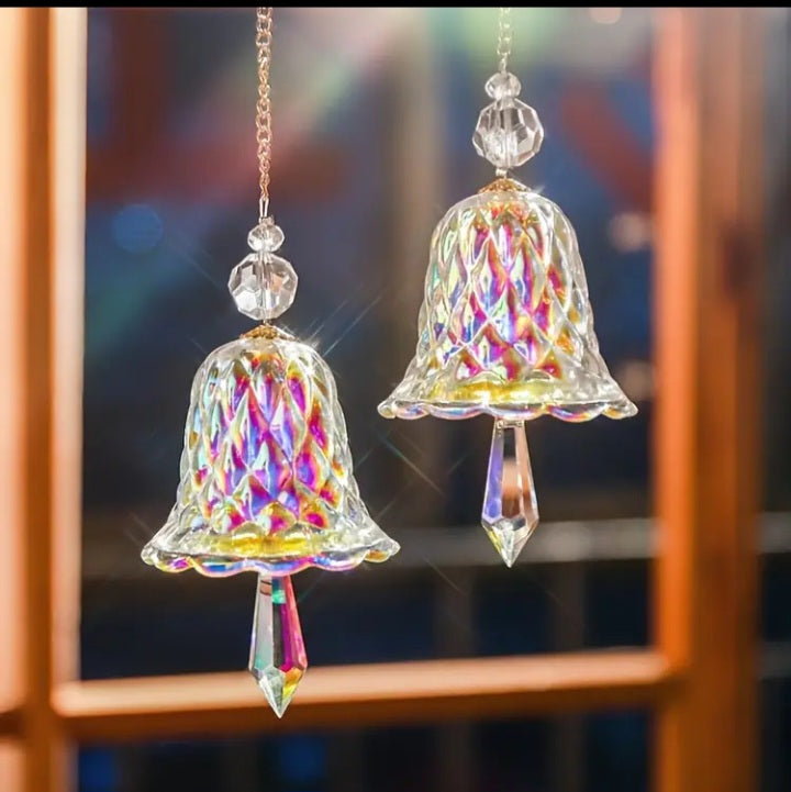 Carillon en verre en forme de clochette