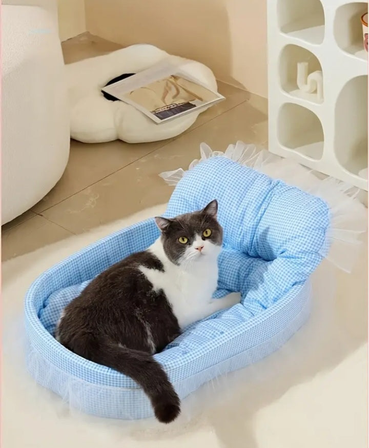 Lit pour chat pastel