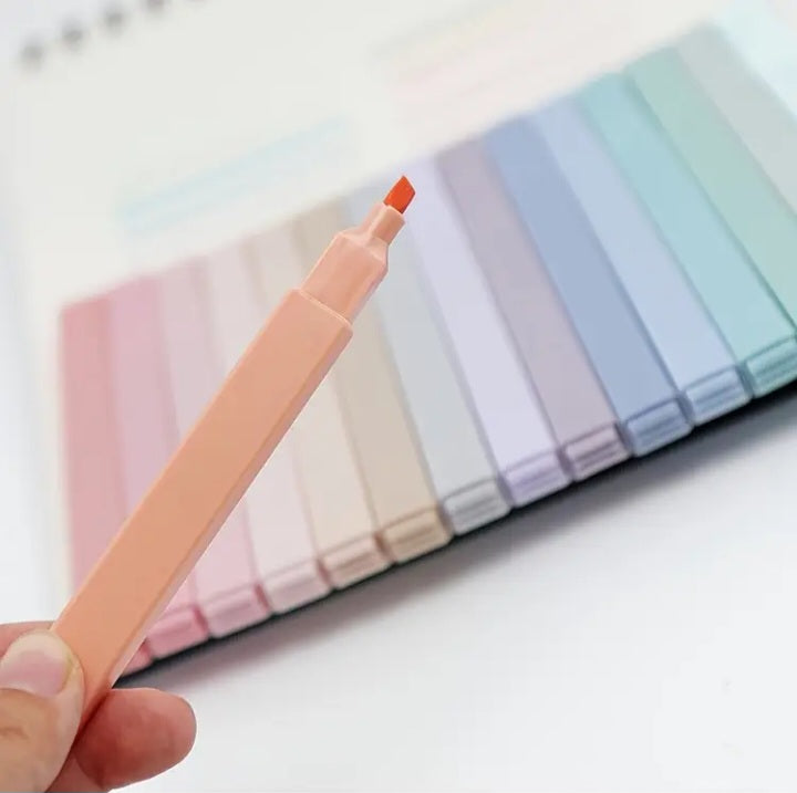 Ensemble de 16 surligneurs pastel