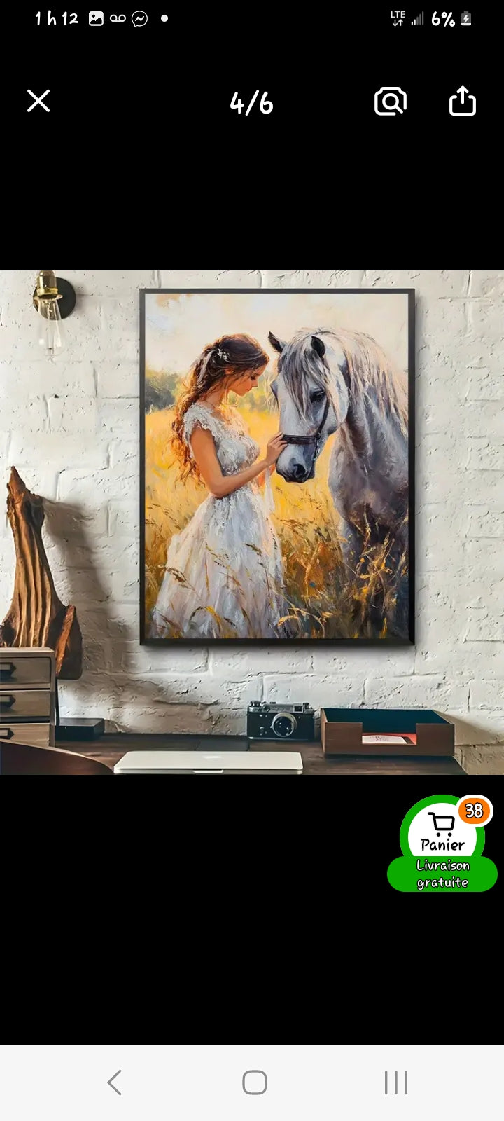Impression sur toile Un Amour fidèle