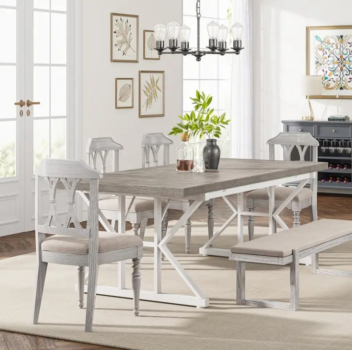 Table ou bureau de 70.8 pouces à dessus en bois d'ingénierie