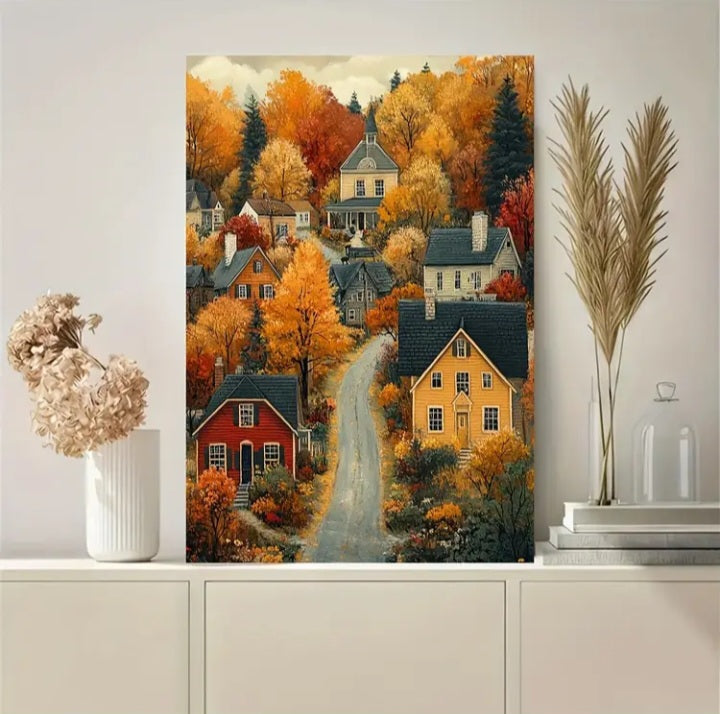 Impression sur toile Nostalgie automnale 12 x 16 po.