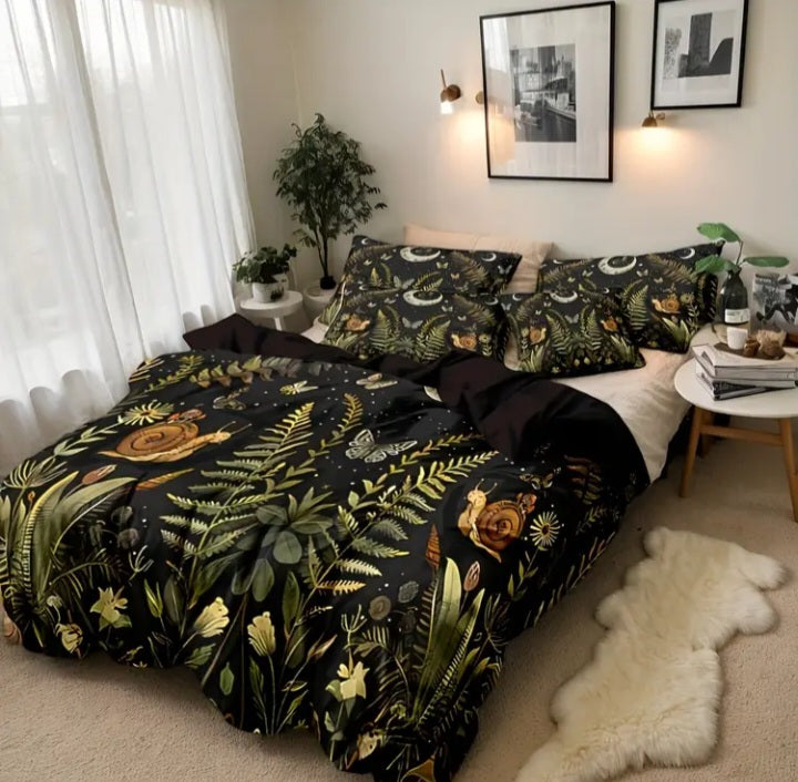 Ensemble de housse de couette Un Jardin la Nuit