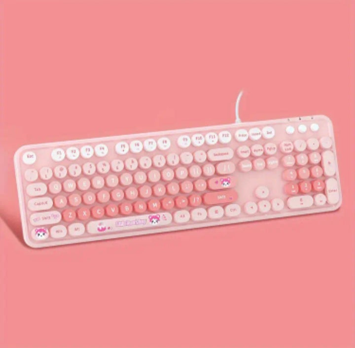 Clavier à cable USB à touches rondes
