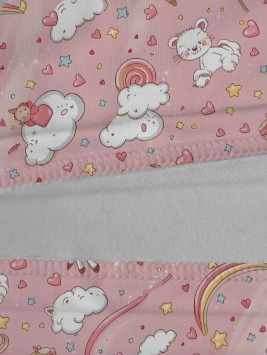 Haut d'uniforme à motif licornes