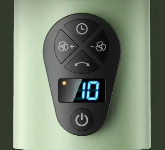 Ventilateur sur pied à alimentation USB avec télécommande