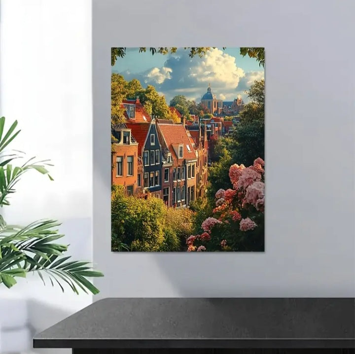 Impression sur toile de Haarlem, Pays Bas, 12 x 16 po.