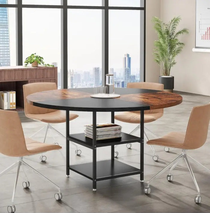 Table de réunion ronde de 47 pouces