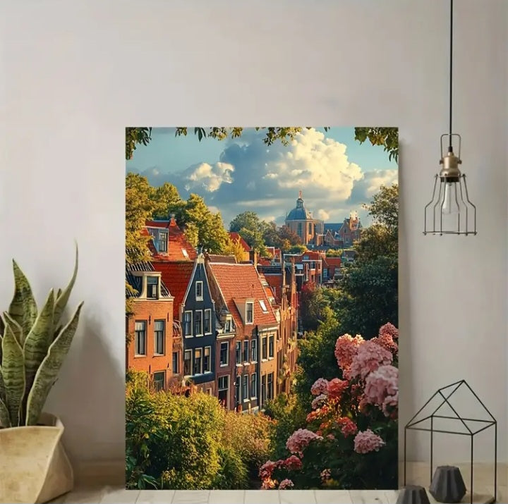 Impression sur toile de Haarlem, Pays Bas, 12 x 16 po.