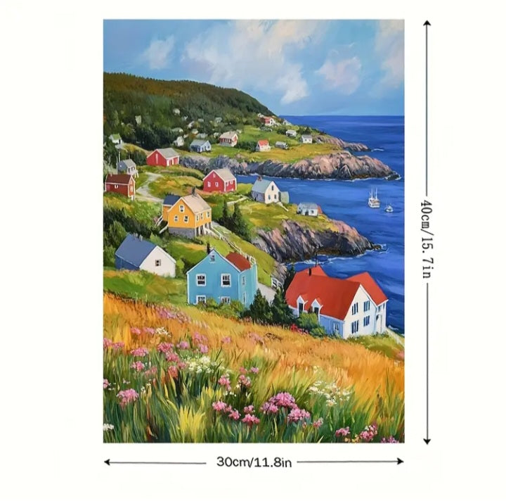 Impression sur toile Côtes du Nouveau-Brunswick (12 x 16 po.)