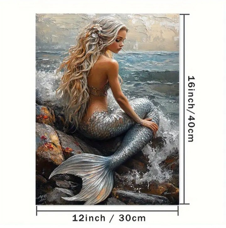Impression sur toile Sirène envoûtante 12 x 16 po.