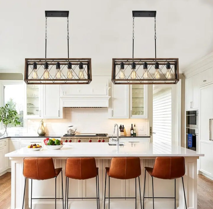 Plafonnier de cuisine ajustable à 5 lumières