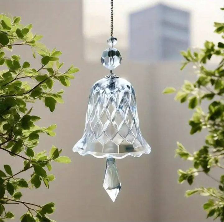 Carillon en verre en forme de clochette