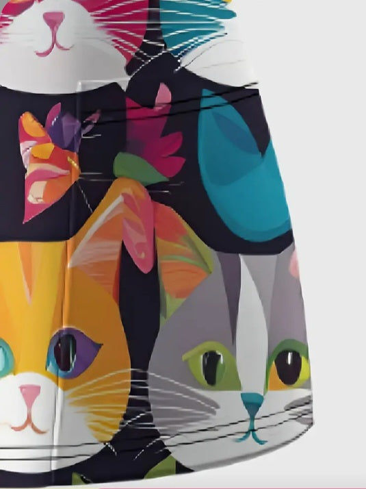 Haut d'uniforme grande taille Chats Ludiques