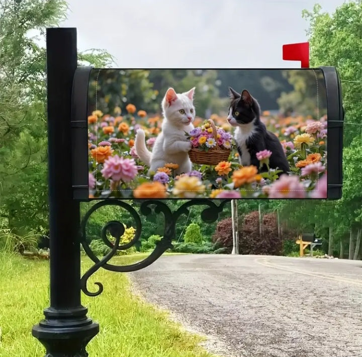 Couverture de boîte aux lettres Deux chatons