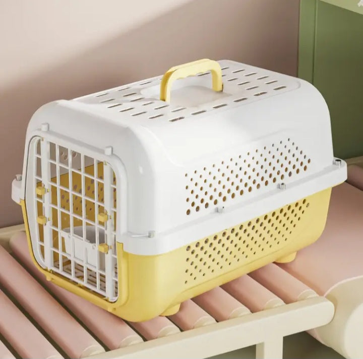 Transporteur de voyage en PVC pour animal de compagnie