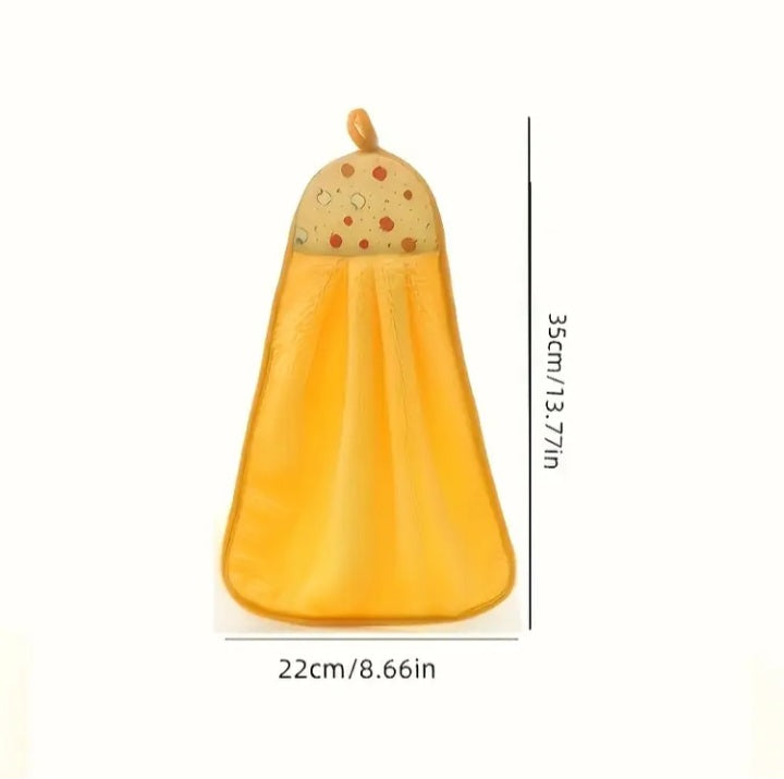 Ensemble de 3 serviettes à main à motif fruits (couleurs aléatoires)