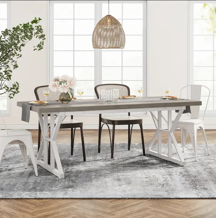 Table ou bureau de 70.8 pouces à dessus en bois d'ingénierie