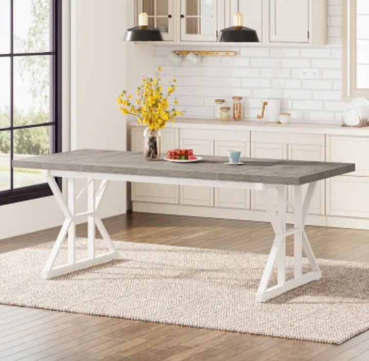 Table ou bureau de 70.8 pouces à dessus en bois d'ingénierie