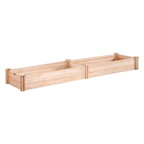 Boîte de jardin surélevé en bois de 94.5 x 23.6 x 9.8 pouces
